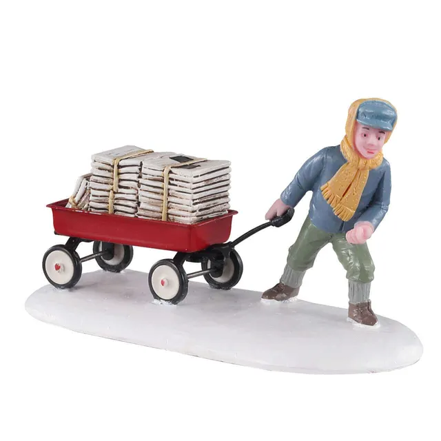 lemax-morning-news-figurine-caddington-livreur-de-journaux image 1