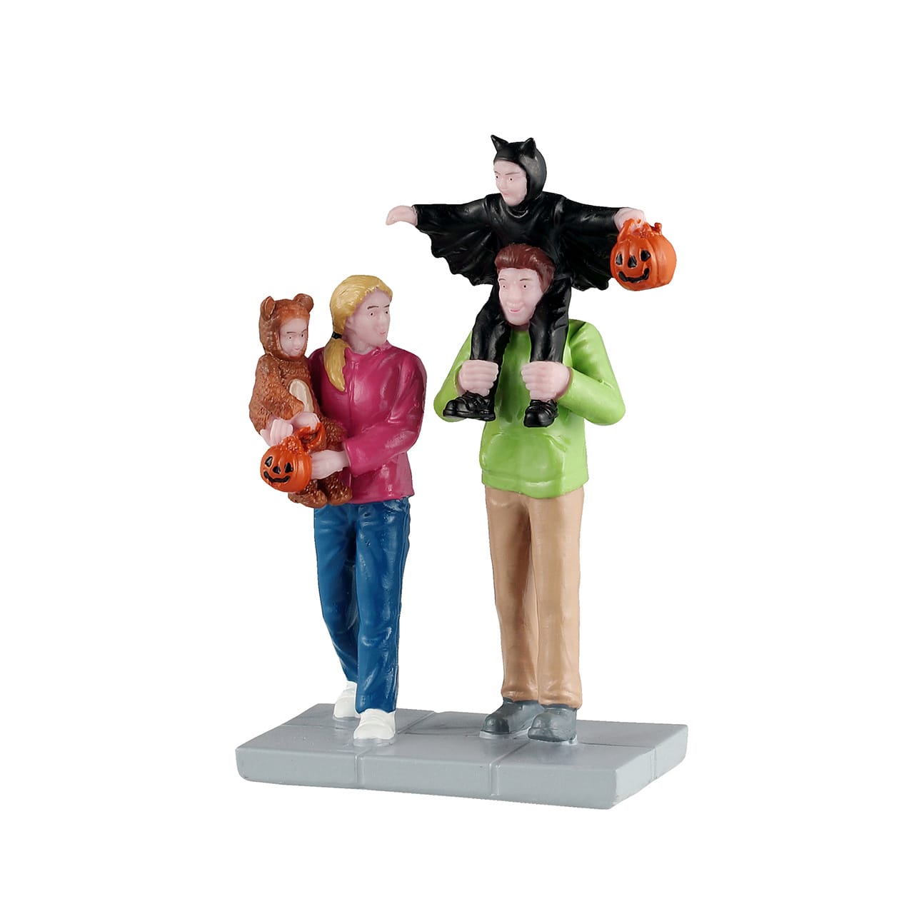 lemax-neighborhood-trick-or-treaters-figurine-spooky-town image 1