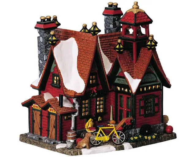 lemax-mill-valley-school-b-timent-cole-miniature-de-village image 1