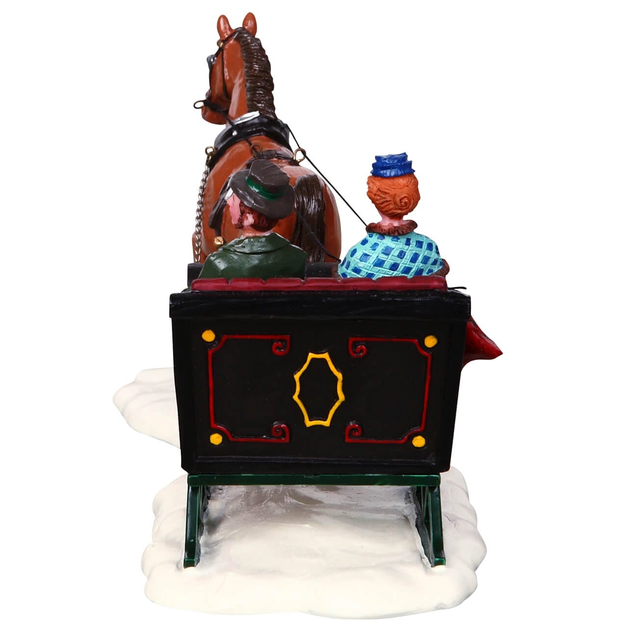 lemax-scenic-sleighride-figurine-tra-neau-miniature-village-de-no-l image 2