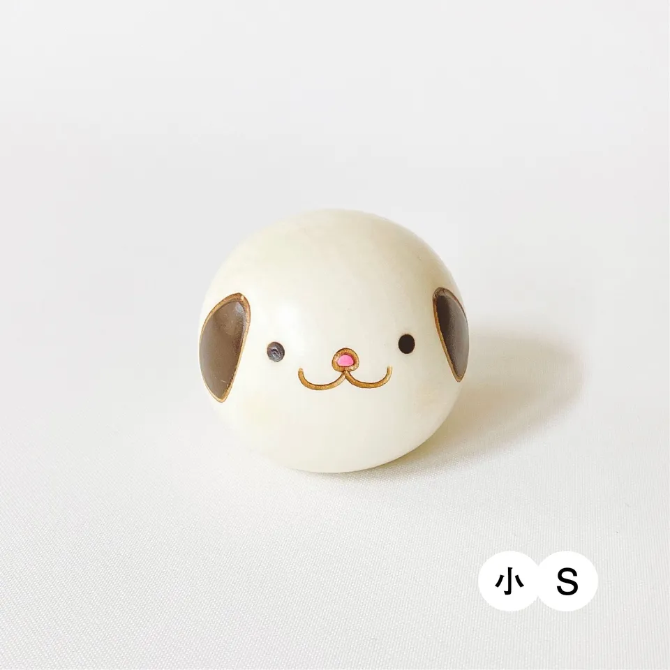 usaburo-kokeshi-yurakoro-chien-bascule-taille-l-75-mm image 1