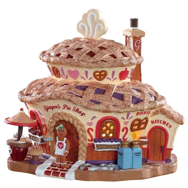 lemax-ginger-s-pie-shop-boutique-tartes-miniature-lumineuse-no-l image 1