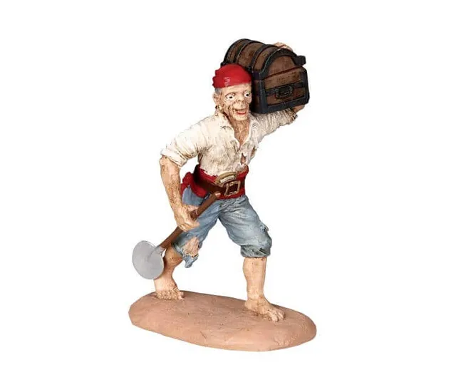 lemax-pirate-s-chest-figurine-miniature-spooky-town image 1