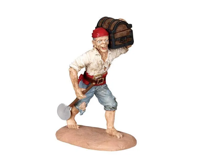 lemax-pirate-s-chest-figurine-miniature-spooky-town image 1