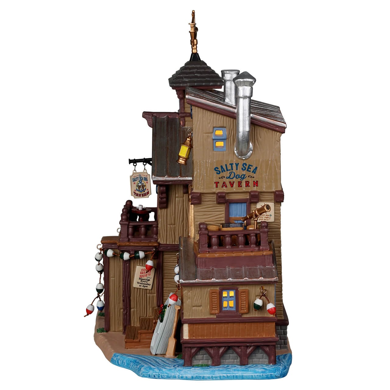 lemax-the-salty-sea-dog-tavern-taverne-maritime-miniature-plymouth-corners image 3