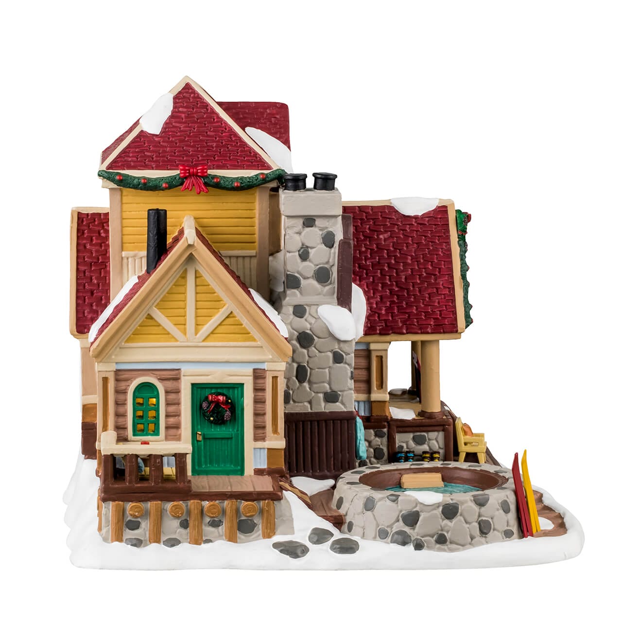 lemax-sunny-springs-lodge-maison-miniature-vail-village image 2