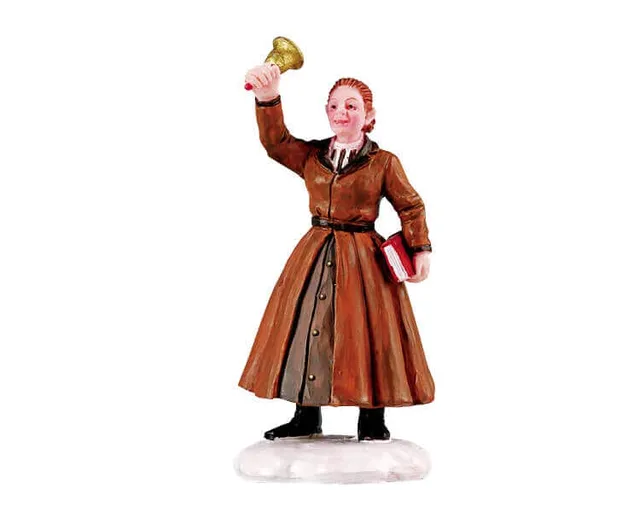 lemax-school-teacher-figurine-miniature-de-village-de-no-l image 1
