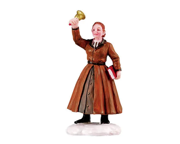 lemax-school-teacher-figurine-miniature-de-village-de-no-l image 1
