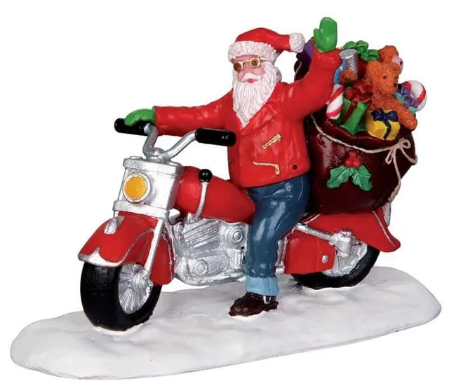 lemax-santa-s-ride-figurine-miniature-p-re-no-l-pour-village image 1
