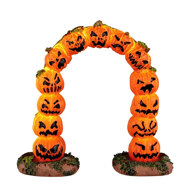 lemax-pumpkin-arch-arche-miniature-citrouilles-halloween image 1