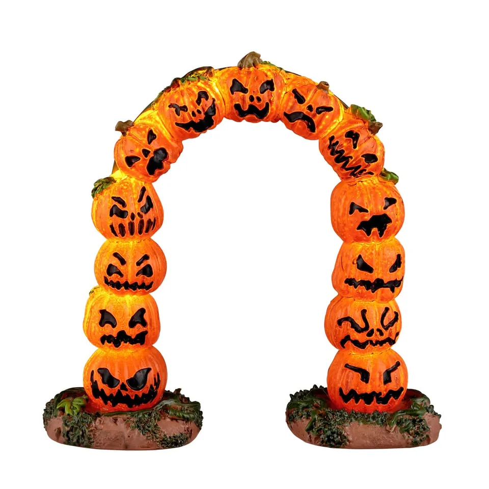 lemax-pumpkin-arch-arche-miniature-citrouilles-halloween image 1