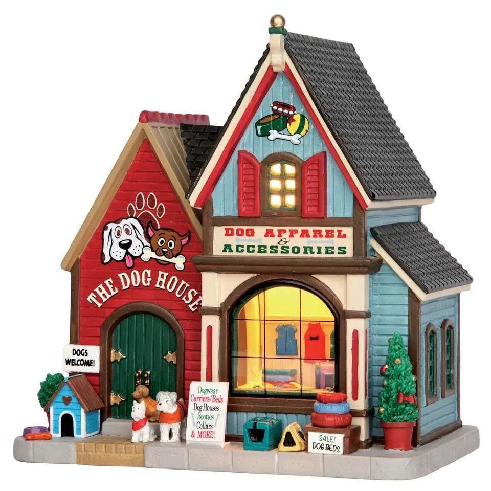 lemax-the-dog-house-cabane-miniature-de-village-de-no-l image 1