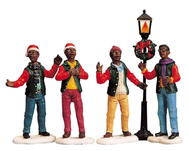lemax-doo-wop-christmas-figurine-groupe-de-no-l-r-tro image 1