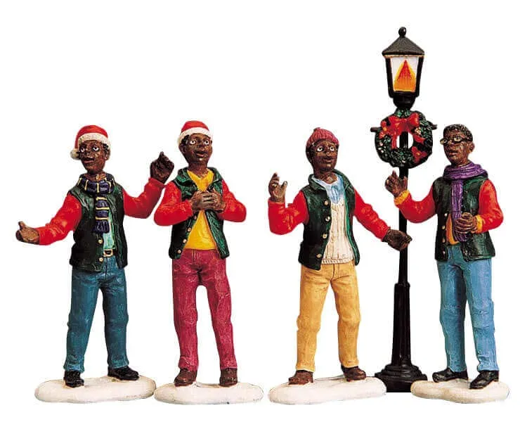 lemax-doo-wop-christmas-figurine-groupe-de-no-l-r-tro image 1