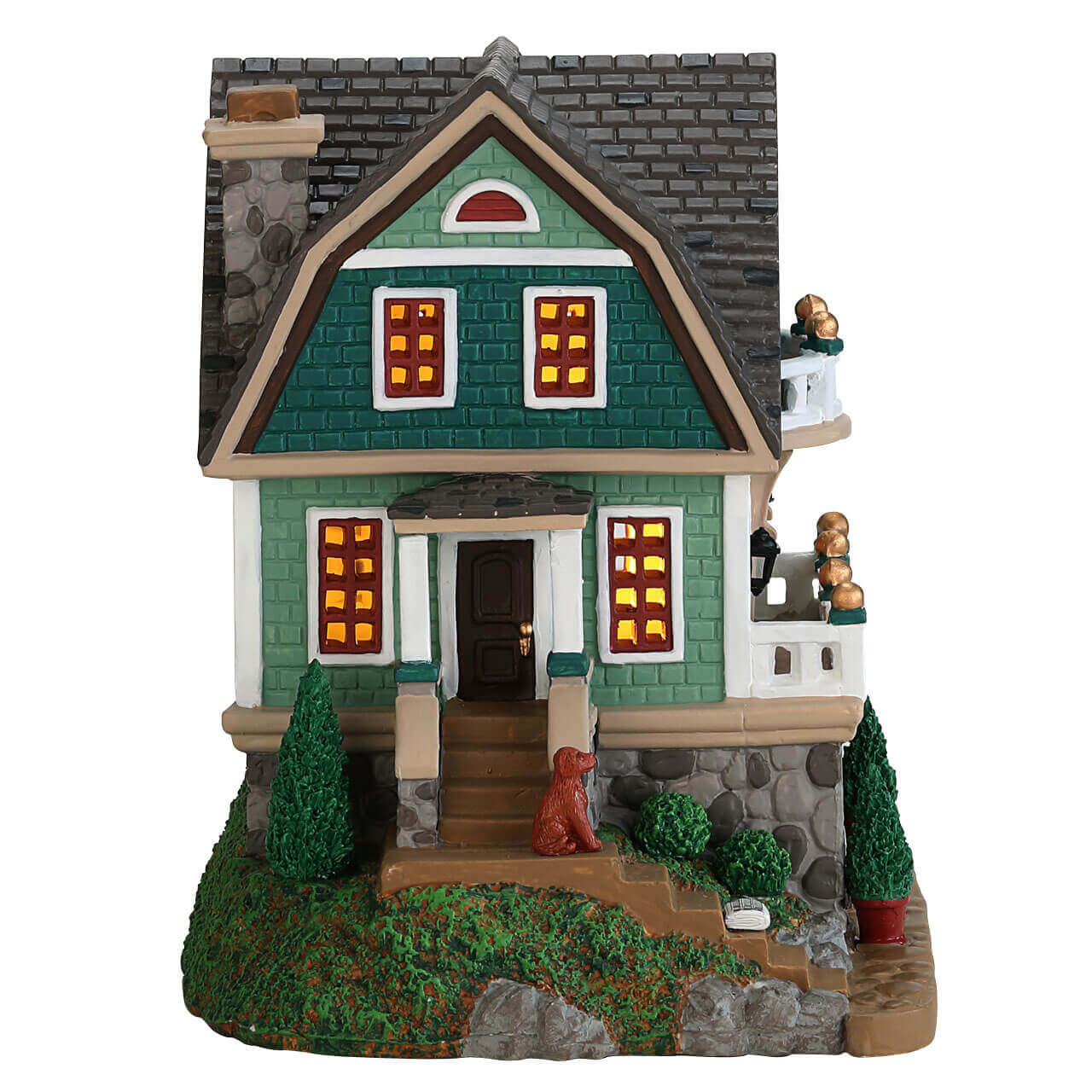 lemax-harrison-residence-maison-de-village-miniature-illumin-e image 3