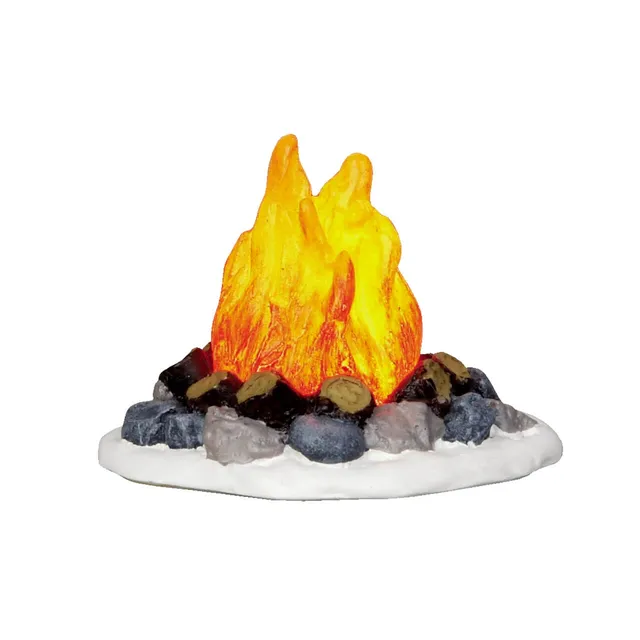 lemax-camp-fire-feu-de-camp-miniature-pour-village image 1