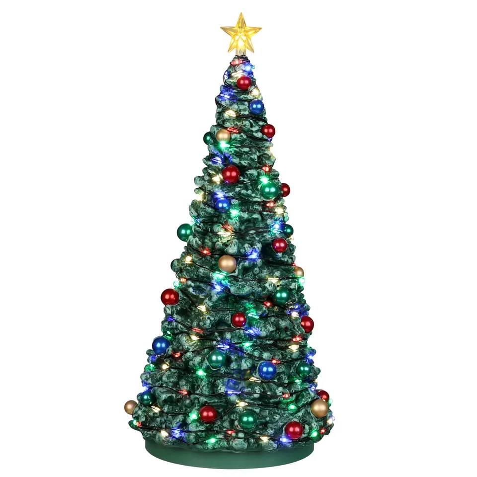 lemax-outdoor-holiday-tree-grand-sapin-miniature-lumineux-multicolore image 1