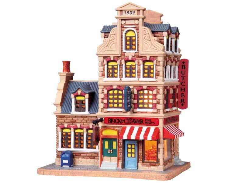 lemax-block-cleaver-butcher-shop-boutique-miniature image 4