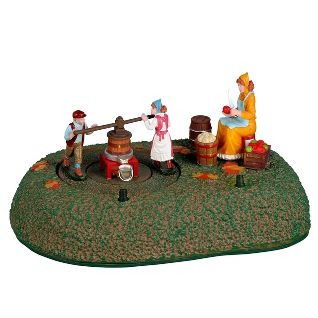 lemax-family-cider-figurine-miniature-caddington-village image 1