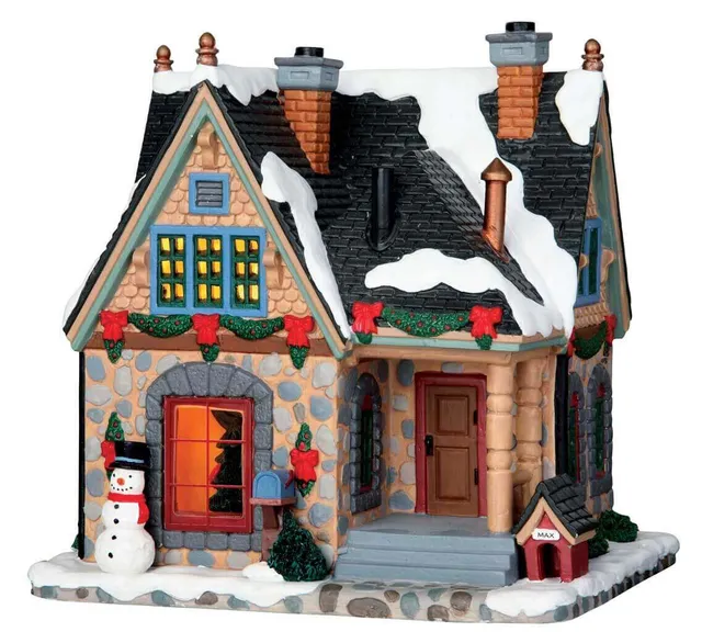 lemax-turner-estate-manoir-miniature-illumin image 1