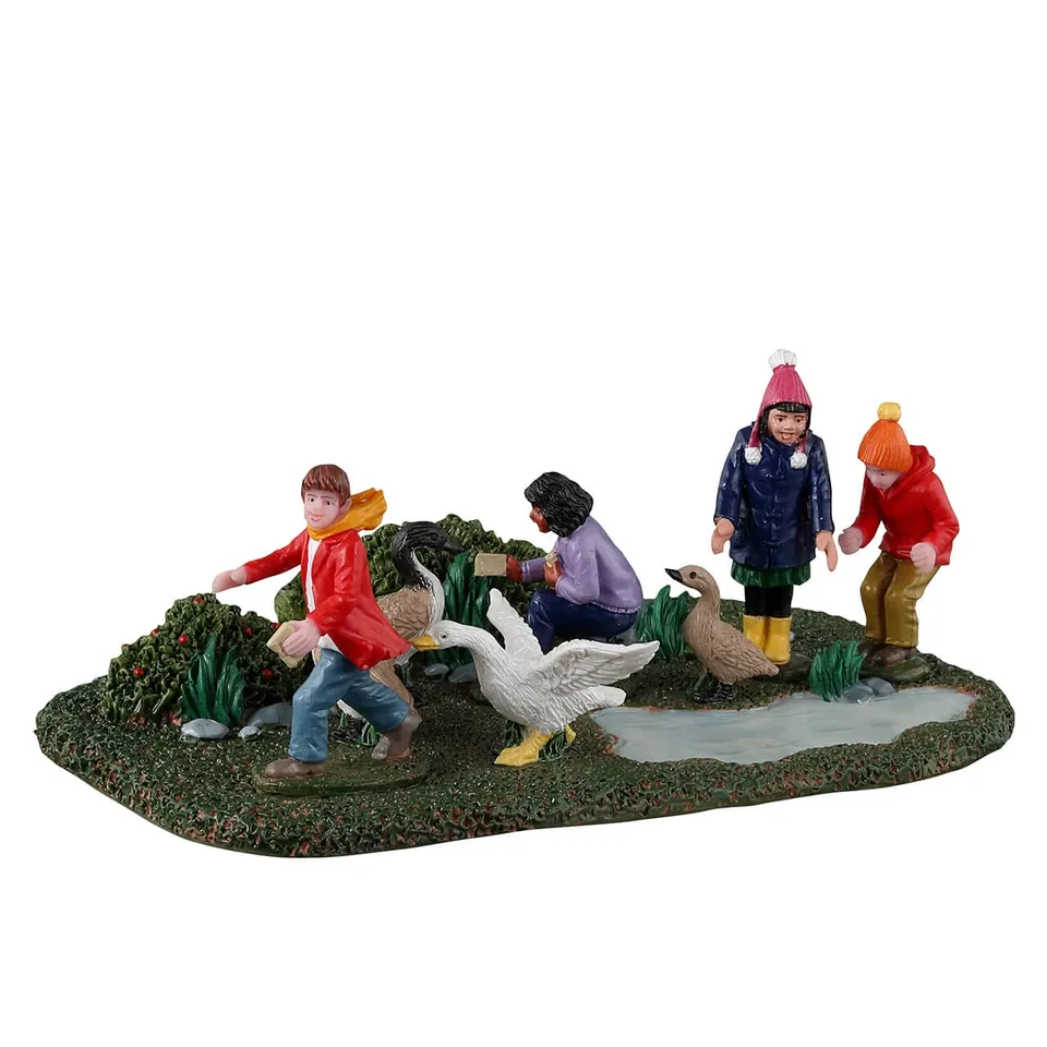lemax-duck-duck-goose-figurine-miniature-village-vail-village image 1
