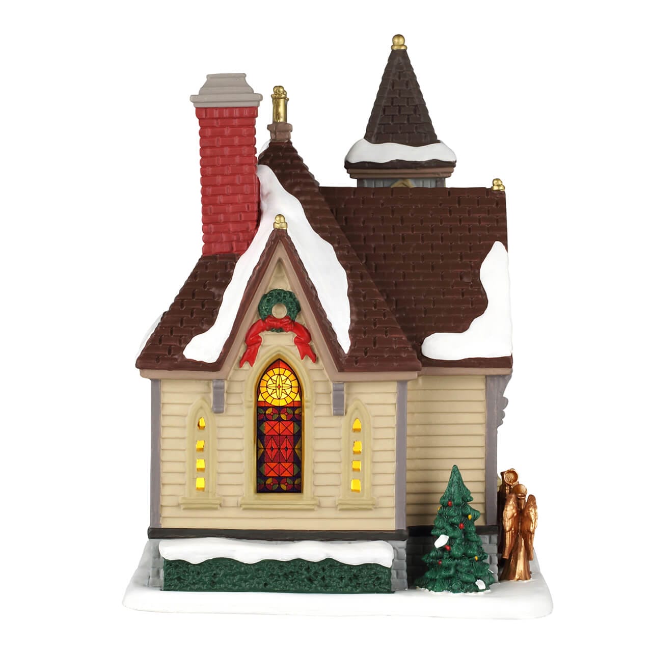 lemax-maple-lane-chapel-chapelle-miniature-illumin-e-harvest-crossing image 2
