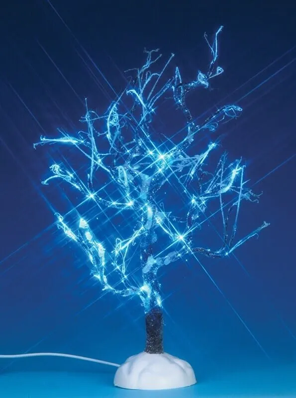 lemax-lighted-ice-glazed-tree-blue-arbre-givr-lumineux-bleu image 1