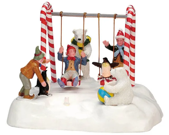 lemax-santa-s-swing-figurine-anim-e-de-collection-general-products image 1
