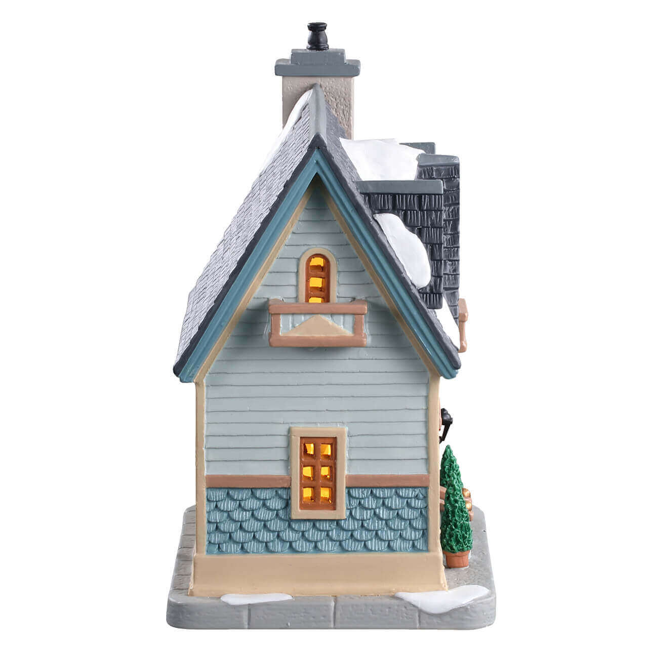 lemax-our-town-home-maison-bleue-miniature-caddington-village image 2