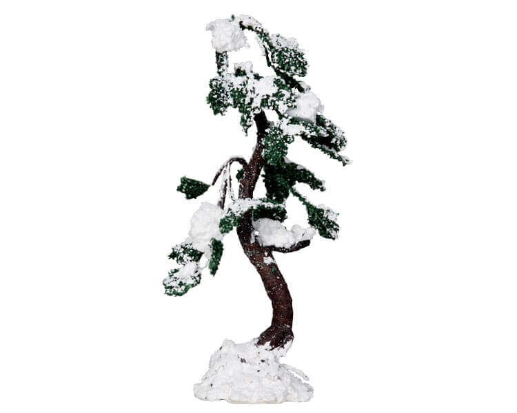lemax-snowy-buckeye-tree-large-grand-arbre-enneig-miniature image 1