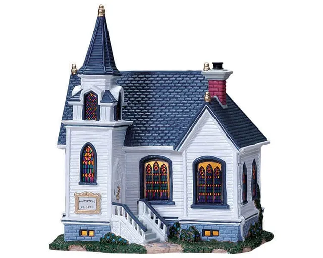 lemax-st-stephen-s-chapel-glise-miniature-de-village image 1