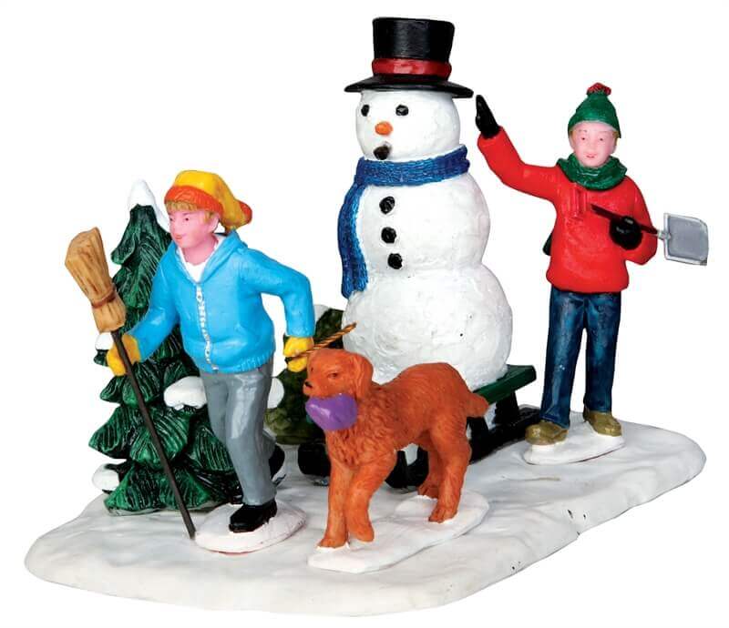 lemax-snowman-transport-bonhomme-de-neige-transport-miniature image 1