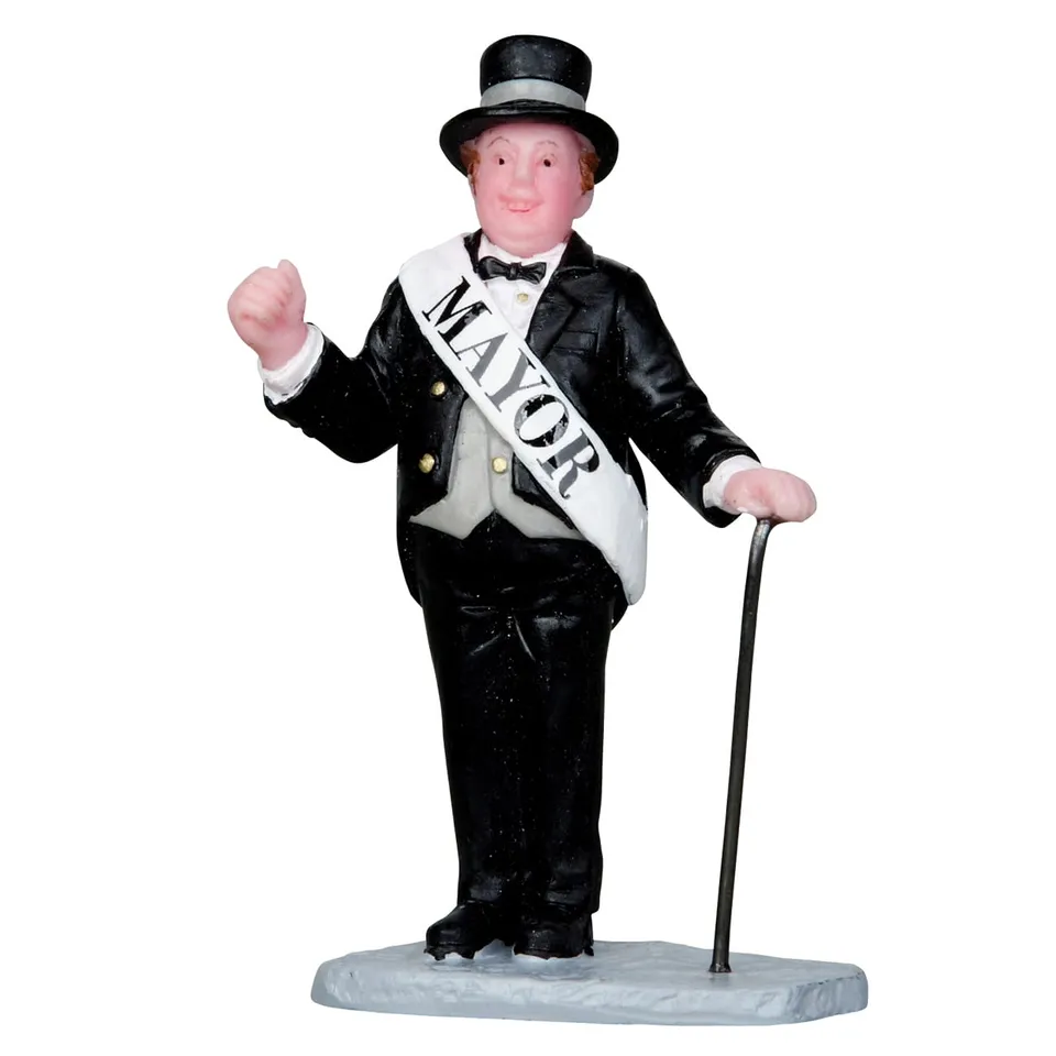 lemax-mayor-figurine-maire-miniature-village image 1