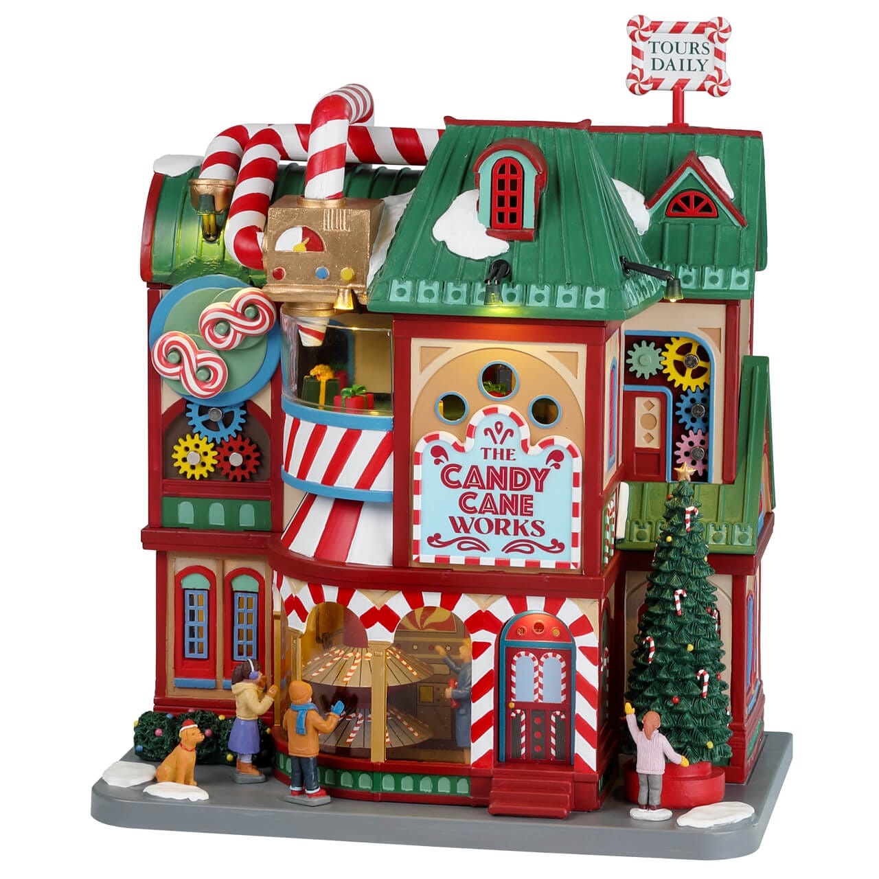 lemax-the-candy-cane-works-figurine-de-collection-anim-e-et-musicale image 1