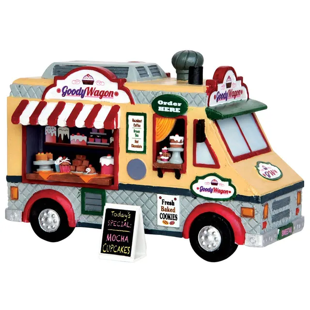 lemax-goody-wagon-set-of-2-chariots-de-friandises-miniatures image 1