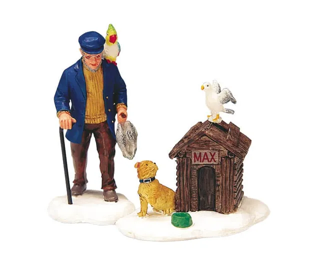 lemax-home-invasion-old-salt-figurine-miniature-village image 1