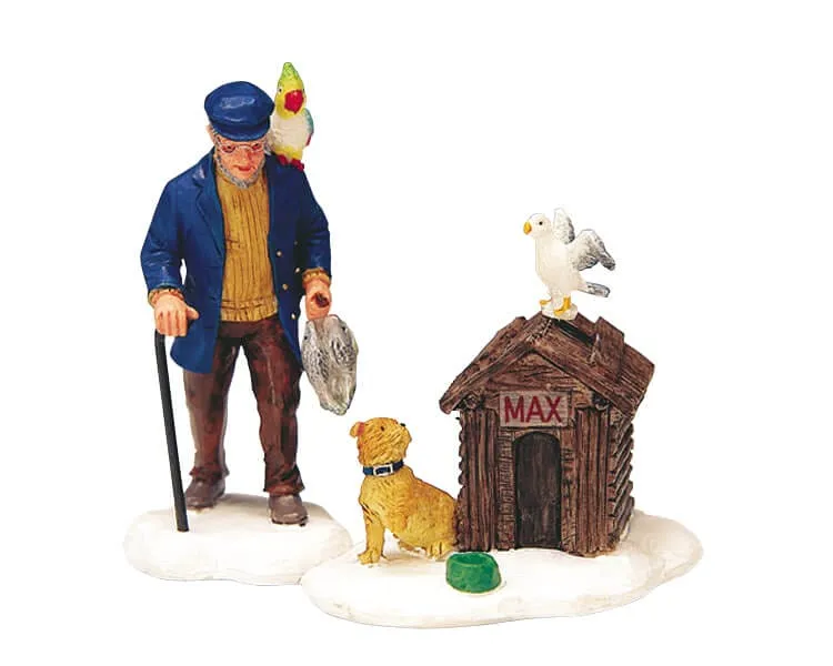 lemax-home-invasion-old-salt-figurine-miniature-village image 1