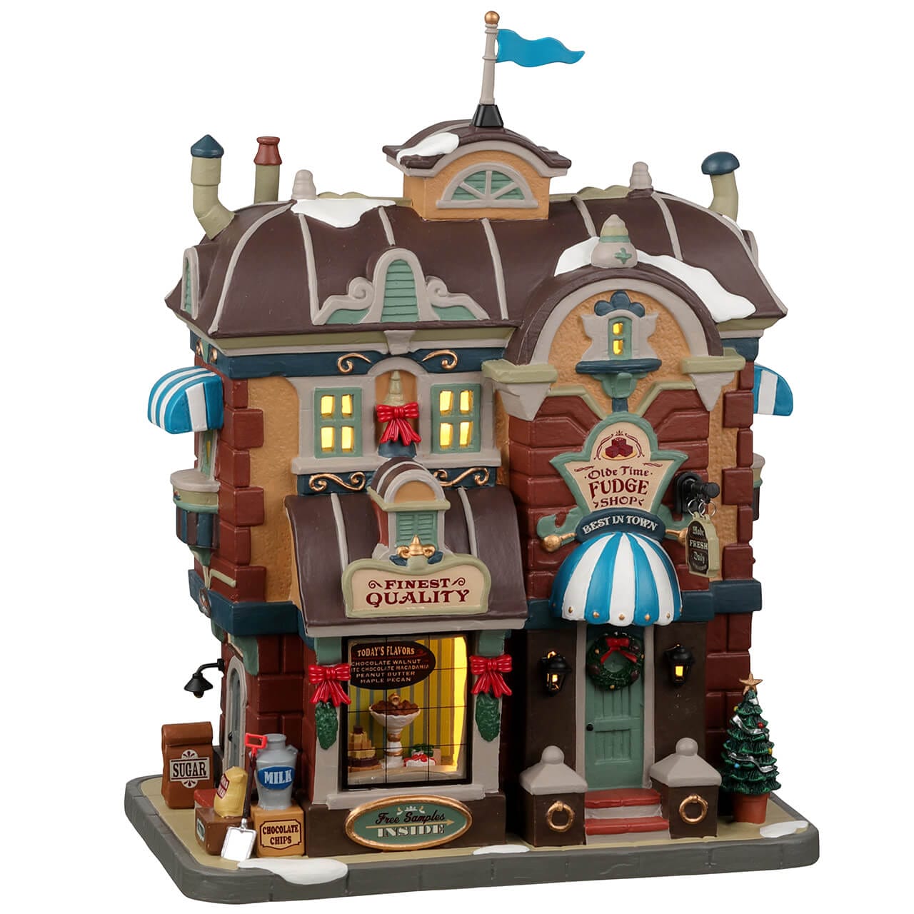 lemax-olde-time-fudge-shop-confiserie-miniature-de-collection image 1