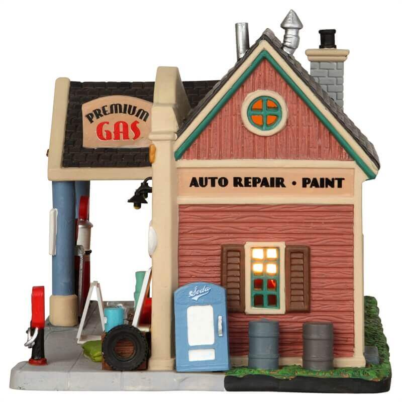 lemax-lou-s-garage-b-timent-miniature-de-collection image 3