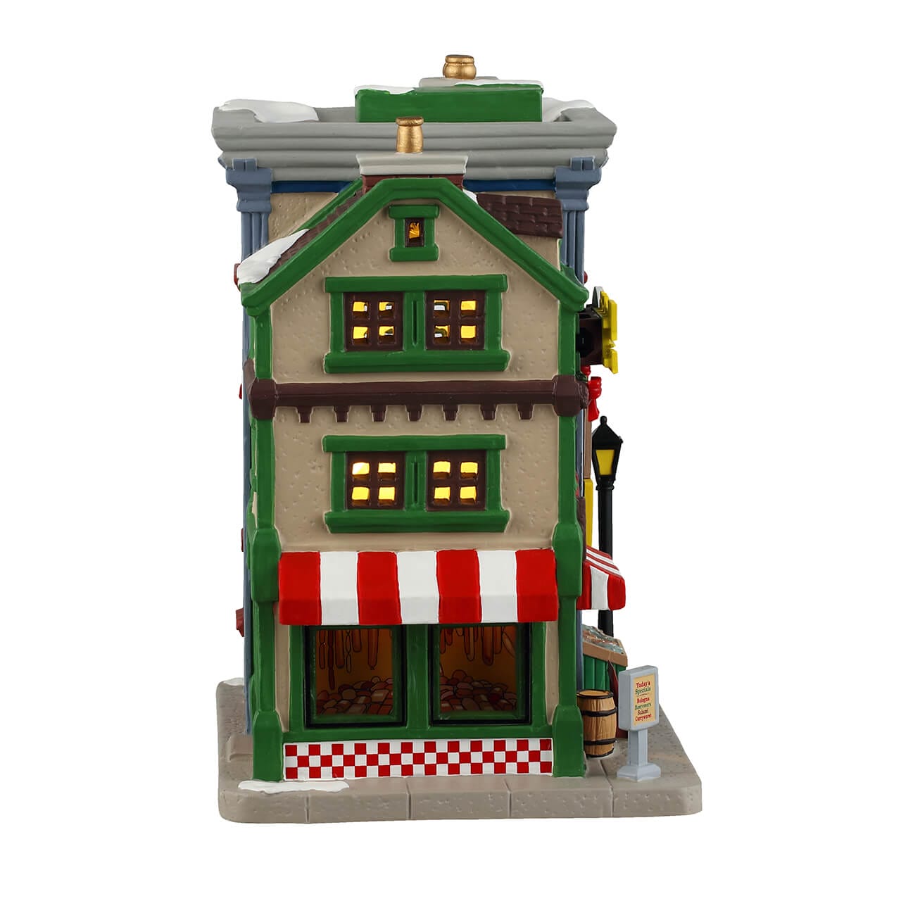 lemax-west-side-market-shops-march-miniature-caddington image 2