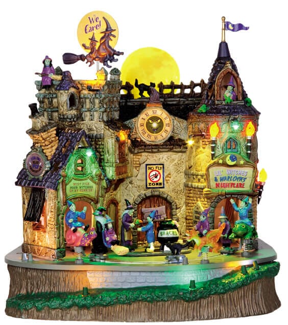 lemax-lil-witches-warlocks-nightcare-b-timent-anim-spooky-town image 1