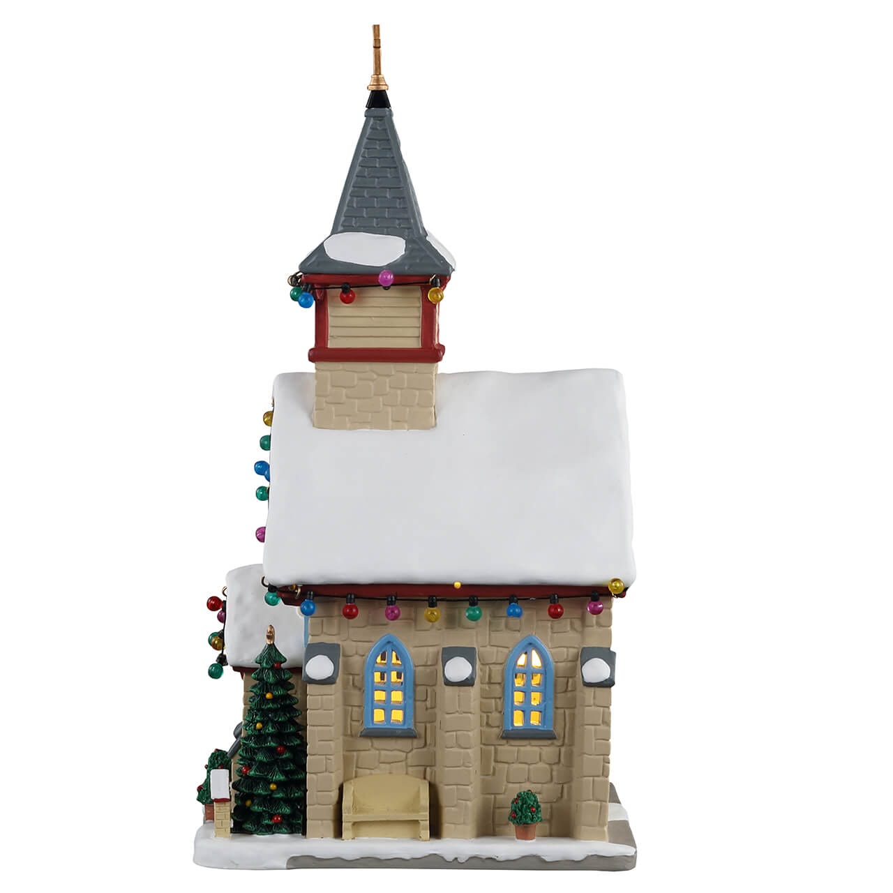 lemax-st-bernard-chapel-glise-miniature-lumineuse-de-no-l image 3