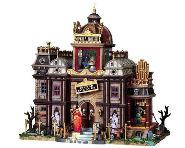 lemax-phantom-s-opera-house-manoir-hant-spooky-town image 1