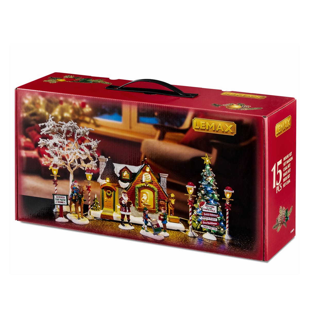 lemax-santa-s-snack-shack-set-coffret-miniature-santa-s-wonderland image 2