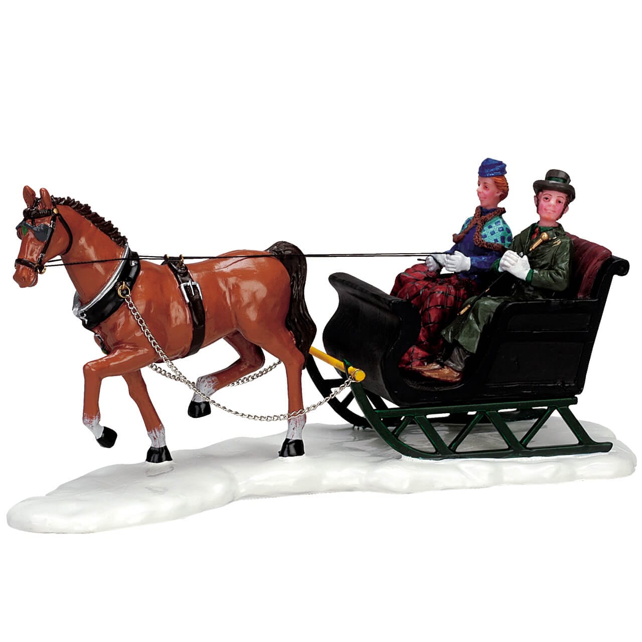 lemax-scenic-sleighride-figurine-tra-neau-miniature-village-de-no-l image 5