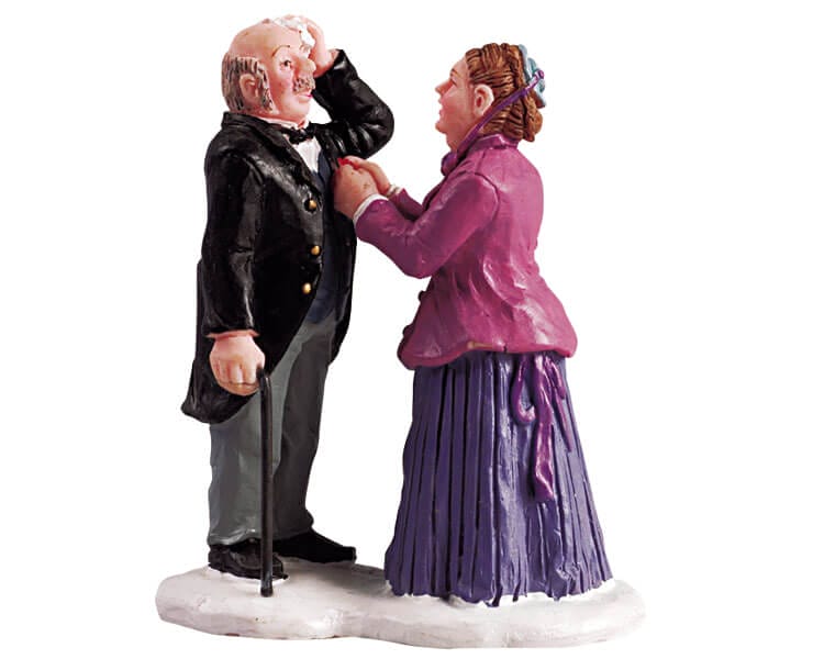 lemax-parents-of-the-bride-figurine-miniature-mariage image 1