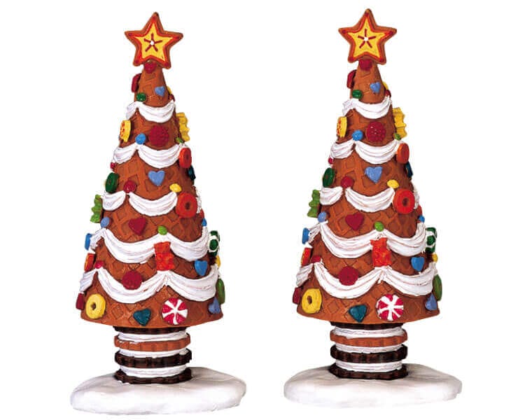 lemax-sugar-cone-christmas-tree-medium-sapin-miniature-sugar-n-spice image 1