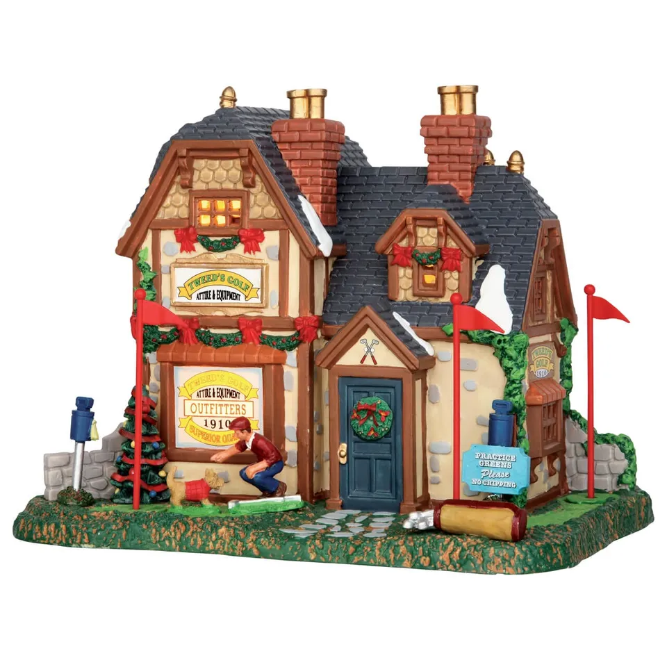 lemax-tweed-s-golf-outfitters-maison-miniature-de-village-de-collection image 1