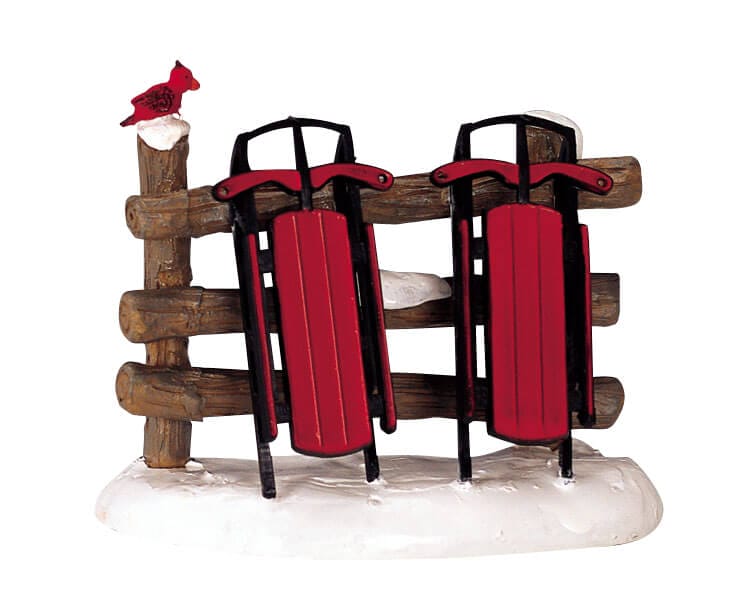 lemax-sleds-at-rest-accessoire-miniature-tra-neaux-de-village image 2