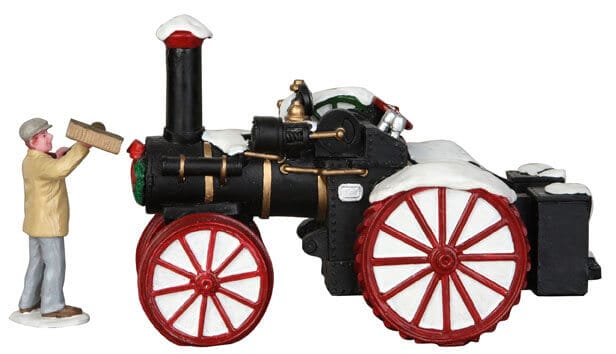 lemax-snowy-steam-tractor-v-hicule-miniature-de-collection image 3